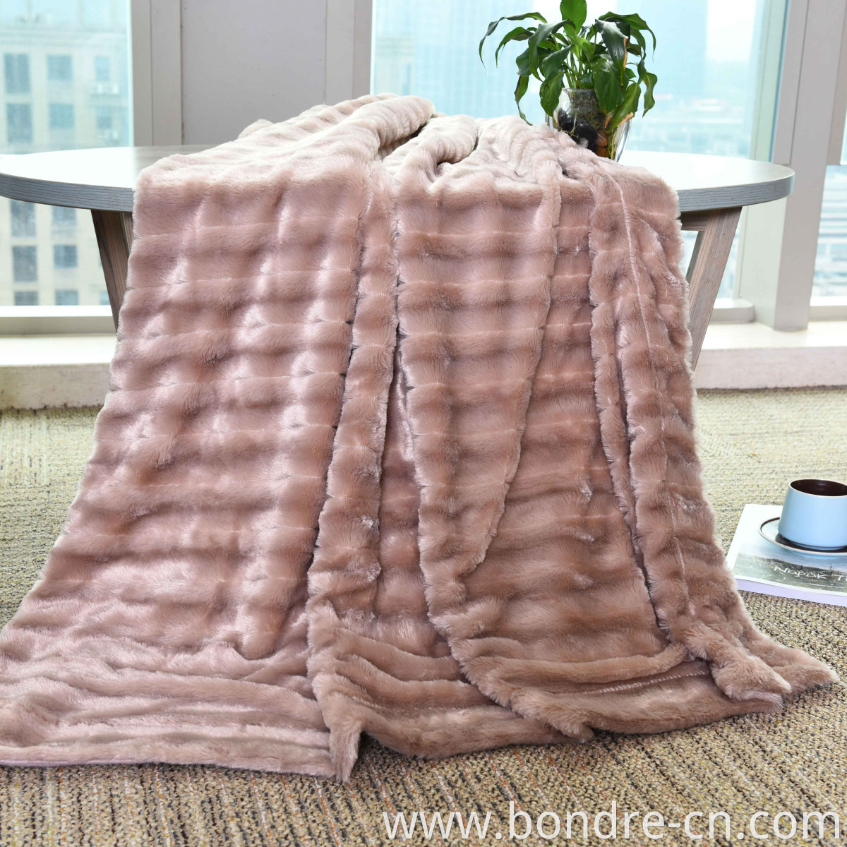 PV fleece double layers blanket (1)